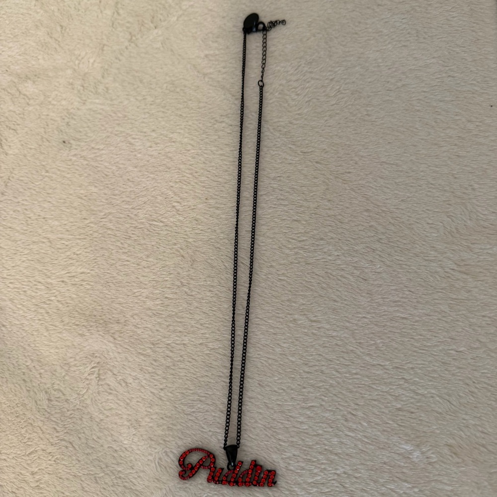 Harley Quinn DC Comics Red 'Puddin' Necklace
